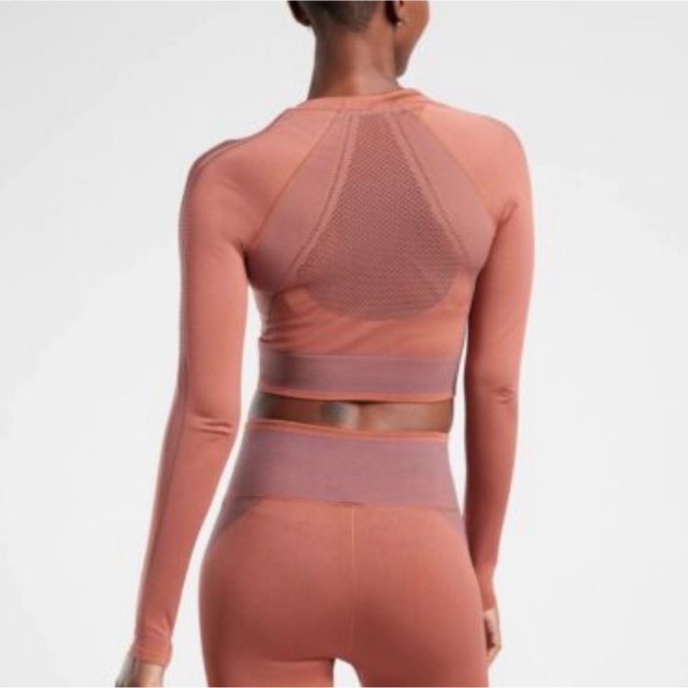 Athleta Top Legend Shine Workout Long Sleeve Running Allyson Felix XXSMALL - Picture 2 of 15
